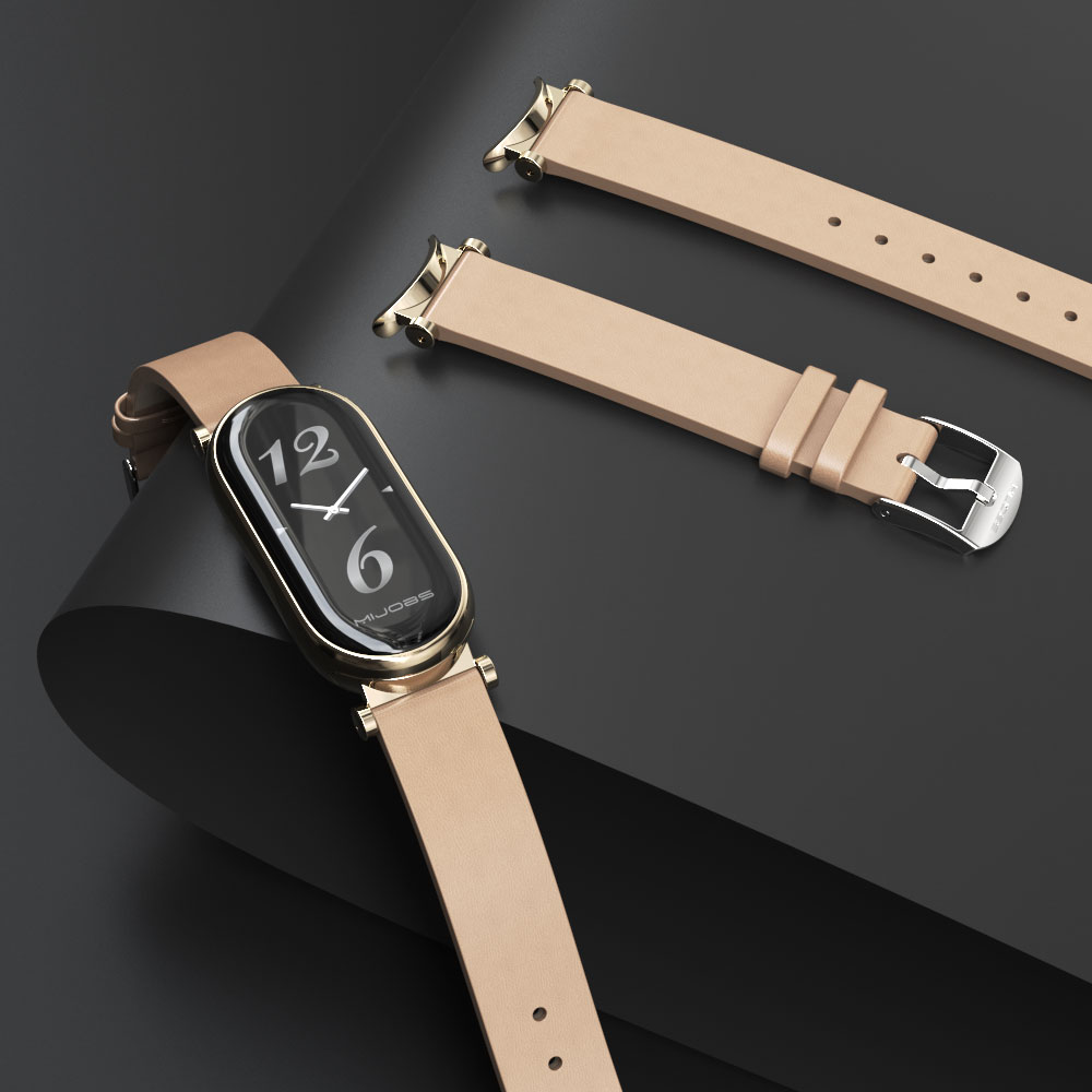 Health Wellness Bracelet - Cinturino in pelle per MI Band