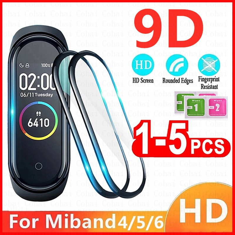 Health Wellness Bracelet - Vetro temperato 9D per Xiaomi Mi