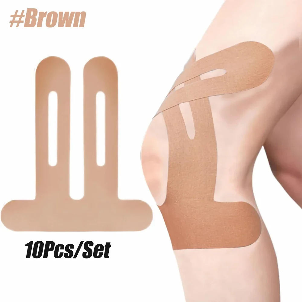 Sports Taping Precut - Nastro Kinesiologico per Ginocchia, Impermeabile ed