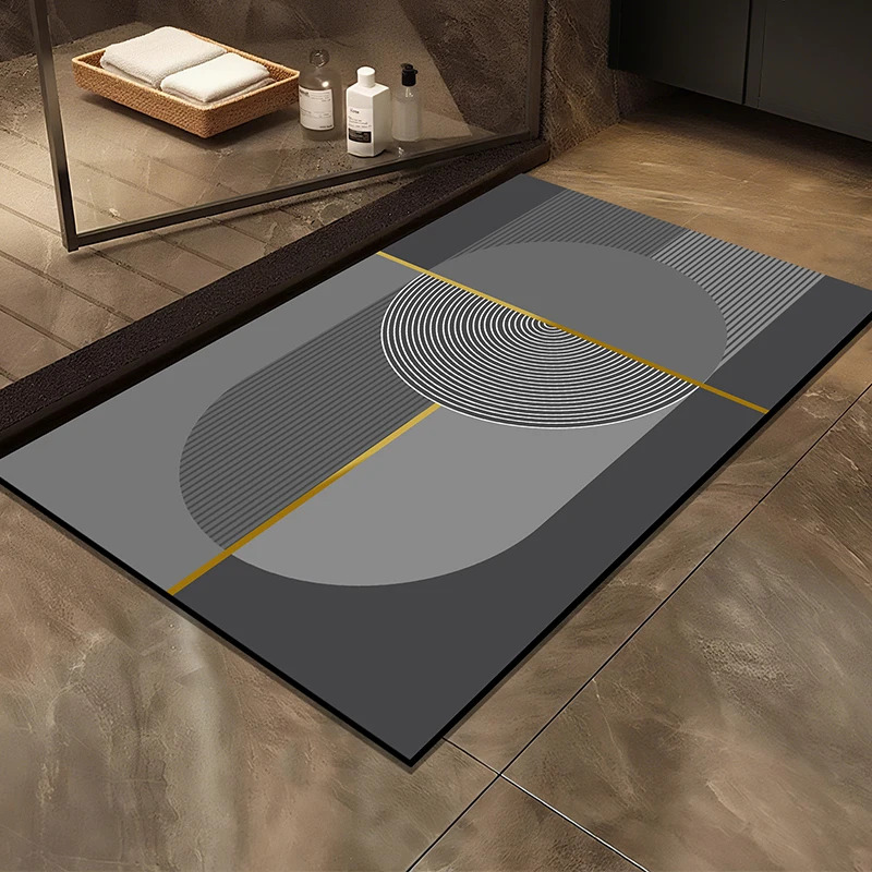 Bamboo Bath Mat - Tappetino da Bagno Antiscivolo in Terra
