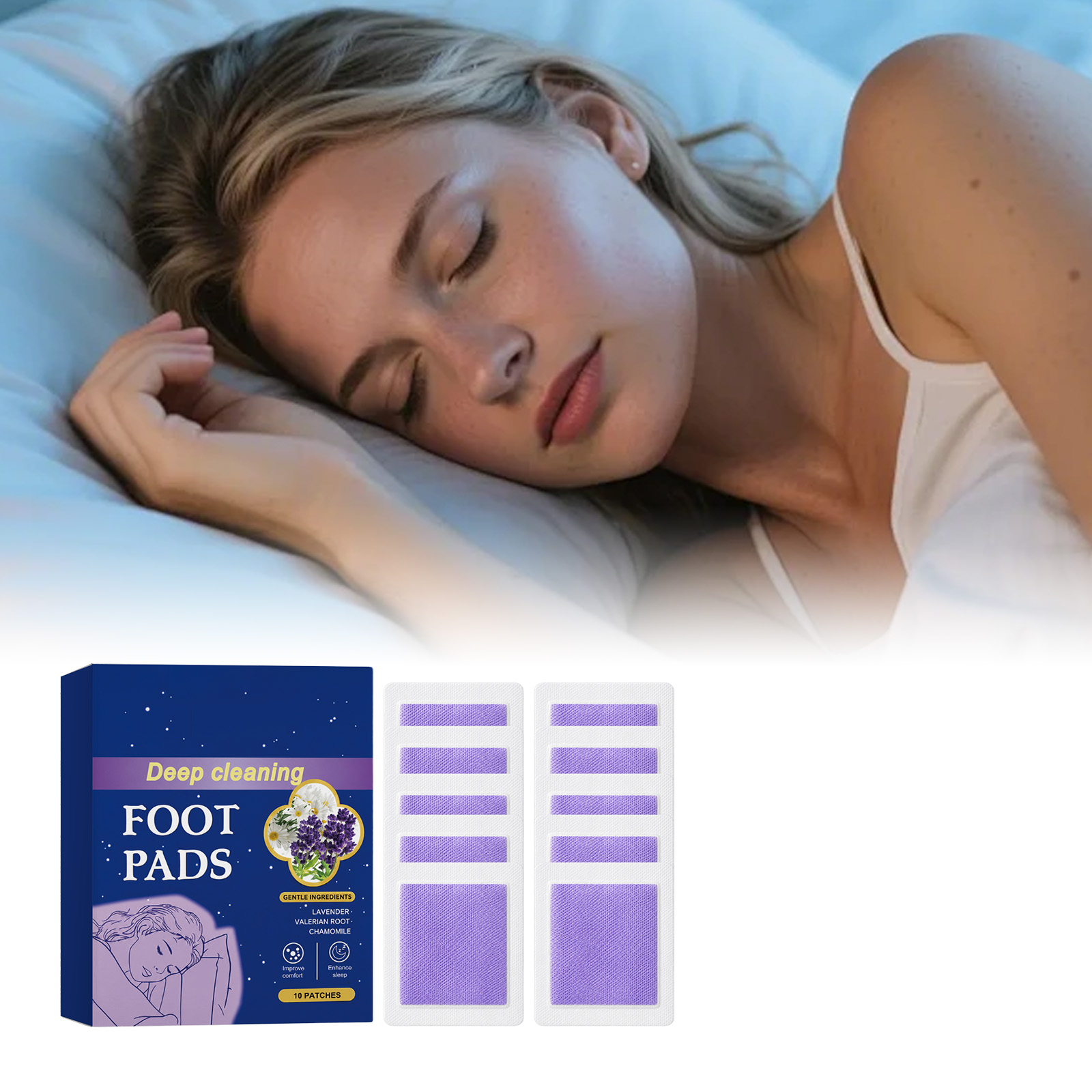 Detox Foot Patch - Cerotti per Piedi per Sonno Profondo,