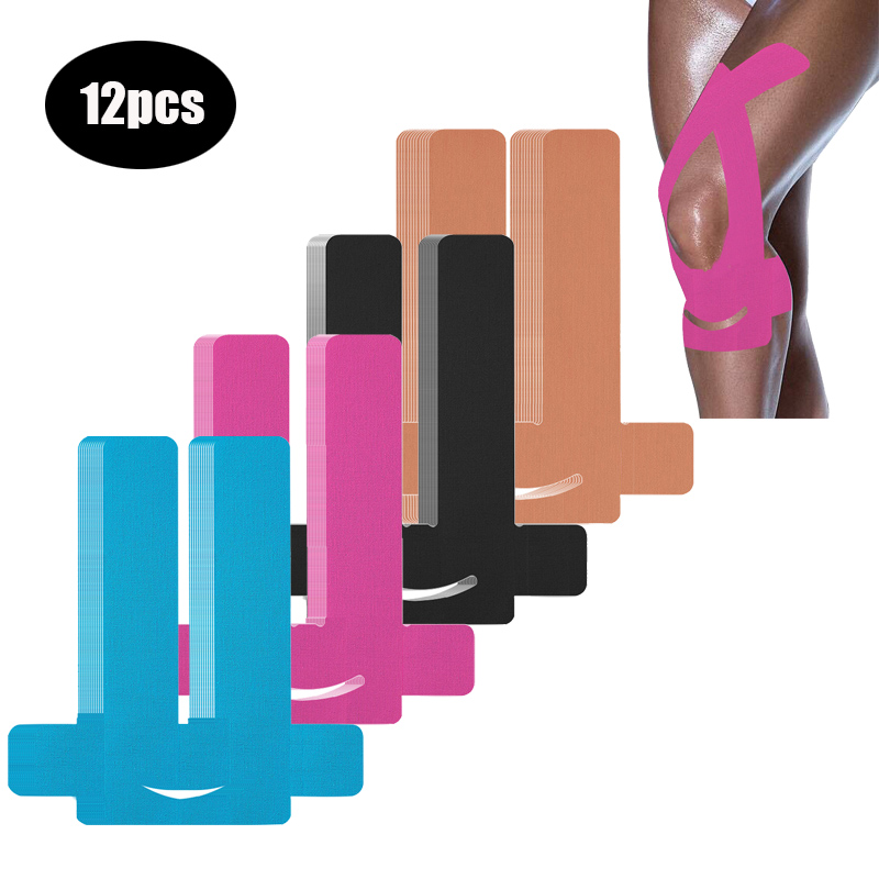 Sports Taping Precut - 6/12pcs Nastro kinesiologico pretagliato per ginocchia