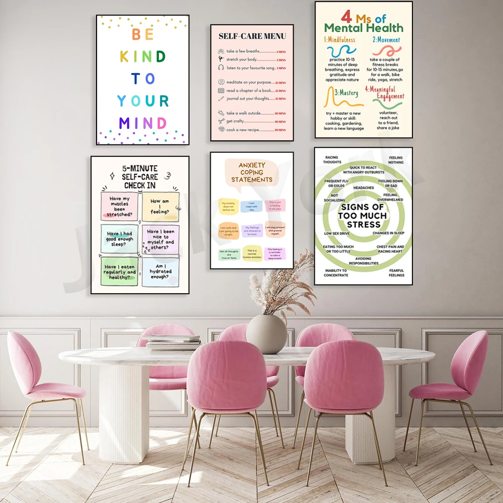 Self Care Check In Poster, Men - Therapy Health And Wellness recensione e prezzo