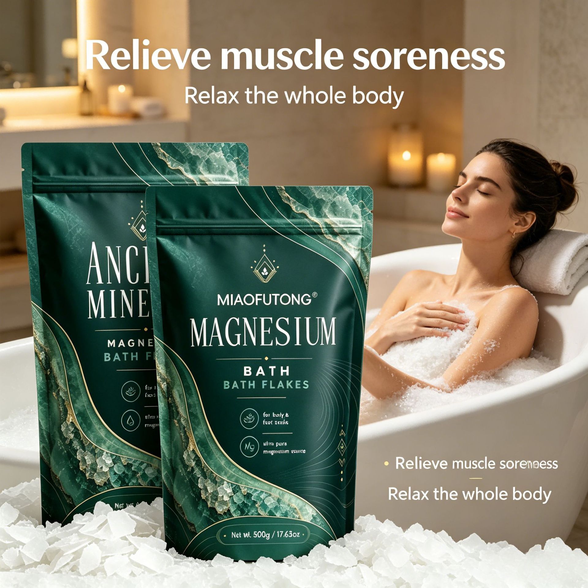 Sale da bagno al magnesio mine - Bath Salts Magnesium recensione e prezzo