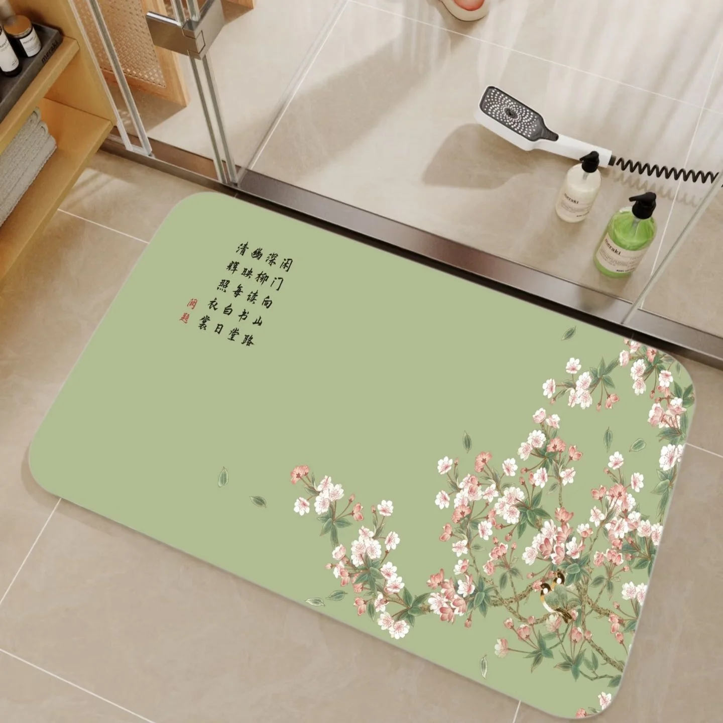 Tappetino da doccia in fango d - Bamboo Bath Mat recensione e prezzo