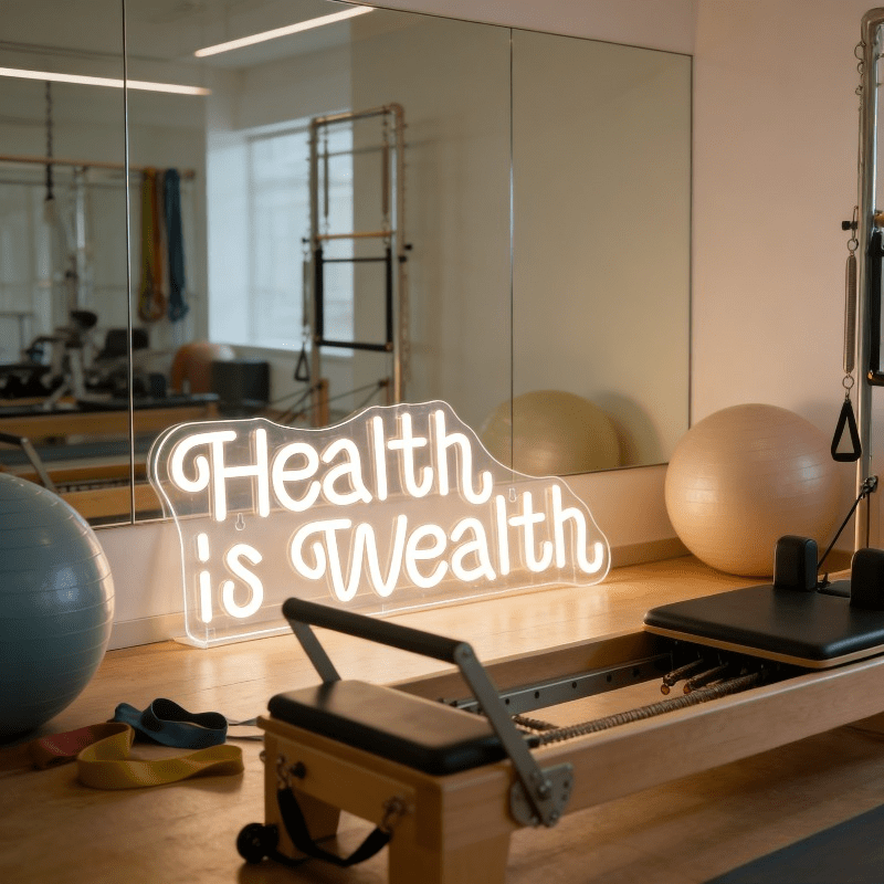 Insegna al Neon LED 'La Salute - Health Wellness Lifestyle recensione e prezzo